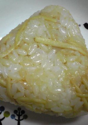 新生姜の醤油おにぎり-レシピのメイン写真