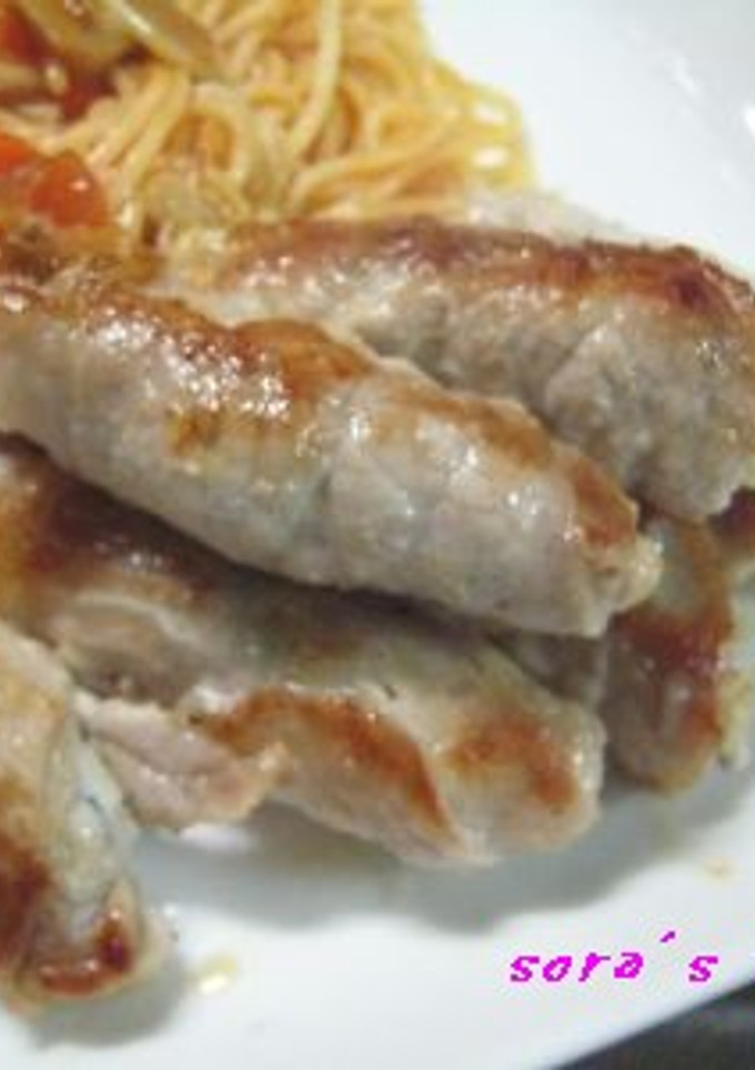 豚薄切り肉のエノキ巻き-レシピのメイン写真