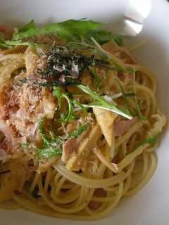 タケノコとベーコンの和風パスタ-レシピのメイン写真