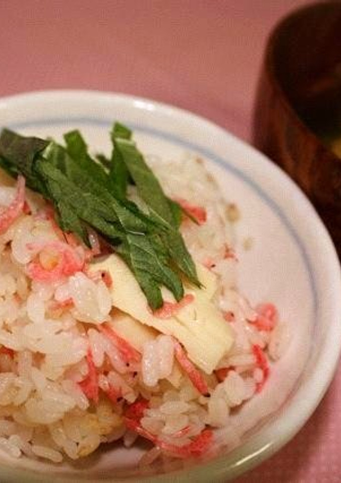 タケノコ＆桜エビの春のたきこみご飯-レシピのメイン写真