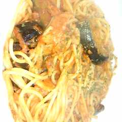 茄子とツナのトマトパスタ-レシピのメイン写真