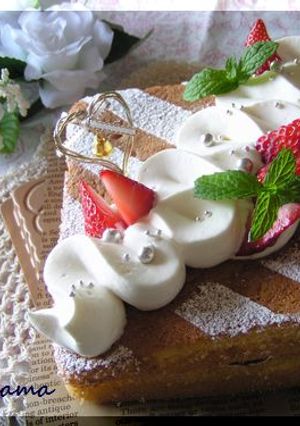 しっとりふわ～っなスポンジケーキ♪-レシピのメイン写真