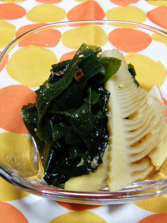 タケノコとわかめの中華風? 酢の物-レシピのメイン写真