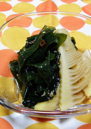 タケノコとわかめの中華風? 酢の物-レシピのメイン写真