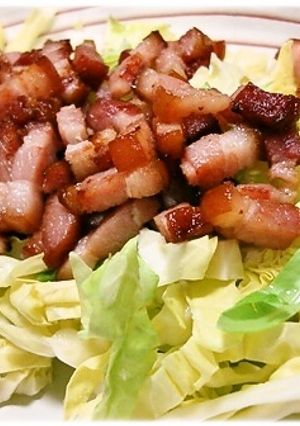 厚切りベーコンと春キャベツのサラダ-レシピのメイン写真