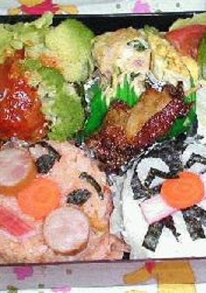 アンパンマンとバイキンマン-レシピのメイン写真