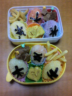 キャラ弁 シンケンジャー-レシピのメイン写真