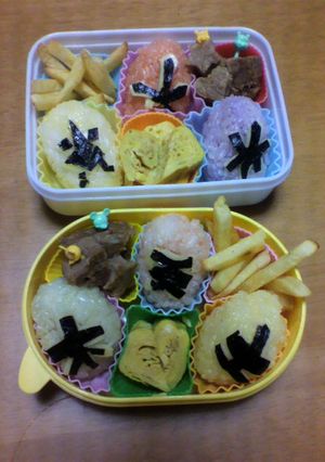 キャラ弁　シンケンジャー-レシピのメイン写真