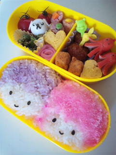 キャラ弁*キキ&ララ-レシピのメイン写真