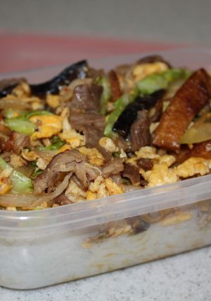 ✿キムチ鍋の素で厚揚げと野菜の海苔弁当✿-レシピのメイン写真