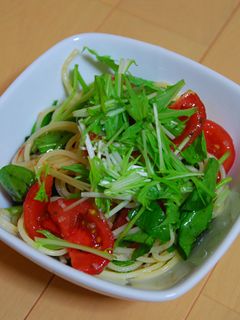 冷製トマトパスタ-レシピのメイン写真
