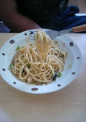 フライパンだけで★なめたけとツナのパスタ-レシピのメイン写真