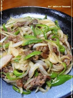 焼肉のたれで新たまねぎと牛肉の中華炒め-レシピのメイン写真