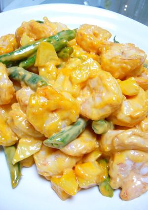 野菜でボリュームアップ! エビマヨ-レシピのメイン写真