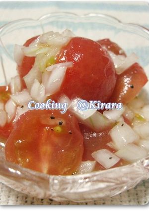 トマトのはちみつレモンマリネサラダ-レシピのメイン写真