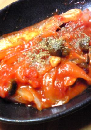 簡単♪美肌♪鮭のトマト煮-レシピのメイン写真