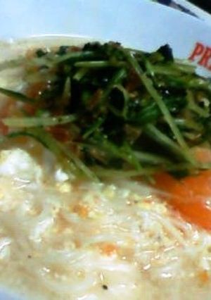 一人ランチにパスタ風トマトにゅーめん-レシピのメイン写真