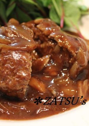 ﾊｯｼｭﾄﾞﾋﾞｰﾌ☆煮込みハンバーグ-レシピのメイン写真