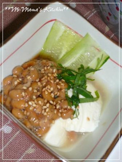 簡単!納豆と豆腐のサッパリ冷やっこ☆-レシピのメイン写真