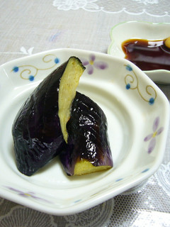超簡単!!揚げなすからし醤油-レシピのメイン写真