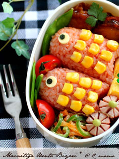 簡単キャラ弁♪こいのぼりのお弁当-レシピのメイン写真