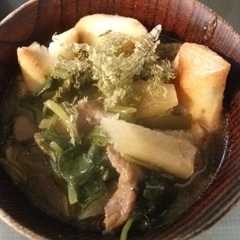 おかきととろろ昆布の汁もの-レシピのメイン写真