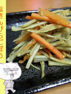 塩きんぴらごぼう-レシピのメイン写真