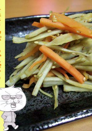 塩きんぴらごぼう-レシピのメイン写真
