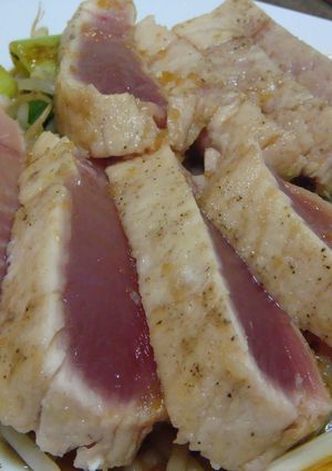 まぐろの刺身で生姜焼☆甘辛ダレで☆-レシピのメイン写真