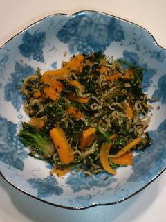 しらすちりめんと緑黄色野菜の炒め物-レシピのメイン写真