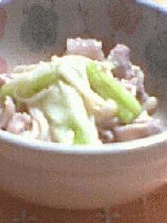 豚肉とえのきの酢味噌あえ-レシピのメイン写真