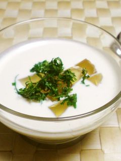 夏には 豆腐のビシソワーズ 冷製スープ -レシピのメイン写真
