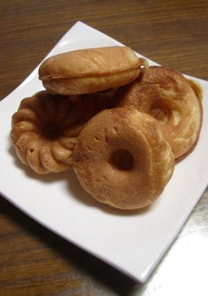 トウモロコシ風味❤焼きドーナツ-レシピのメイン写真
