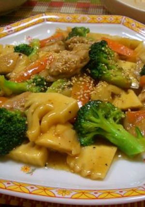 鶏肉とたけのこのオイスター煮-レシピのメイン写真