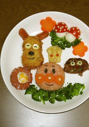 ２歳♪誕生日アンパンマンプレート☆-レシピのメイン写真