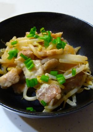 豚バラともやしのマヨポン酢炒め-レシピのメイン写真
