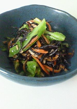 ひじきとツナの塩炒め　byろどぴ-レシピのメイン写真