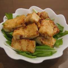 รูปของ 簡単美味☆お豆腐のマヨポン炒め！