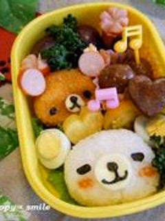キャラ弁 コリラックマ弁当-レシピのメイン写真