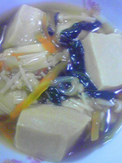 高野豆腐の五目あんかけ風♪-レシピのメイン写真
