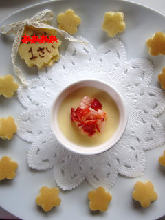 ☆1歳の誕生日☆プリンとホットケーキ♪-レシピのメイン写真