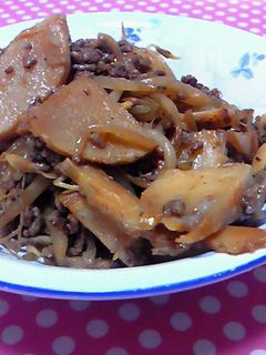 簡単楽チン★タケノコ&挽き肉の醤油炒め-レシピのメイン写真