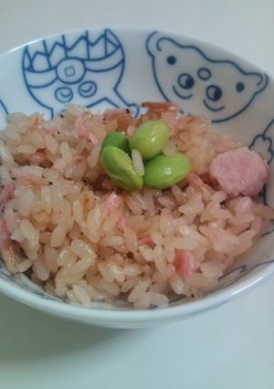 桜エビと枝豆の春炊き込みご飯-レシピのメイン写真