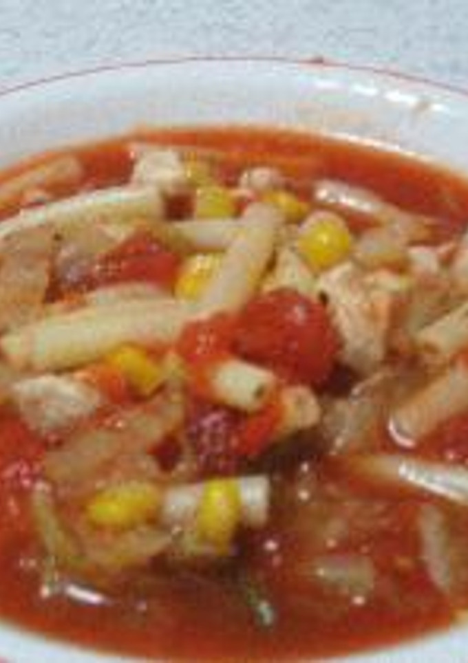 ☆マカロニと白菜とトマトの煮込みス～プ☆-レシピのメイン写真