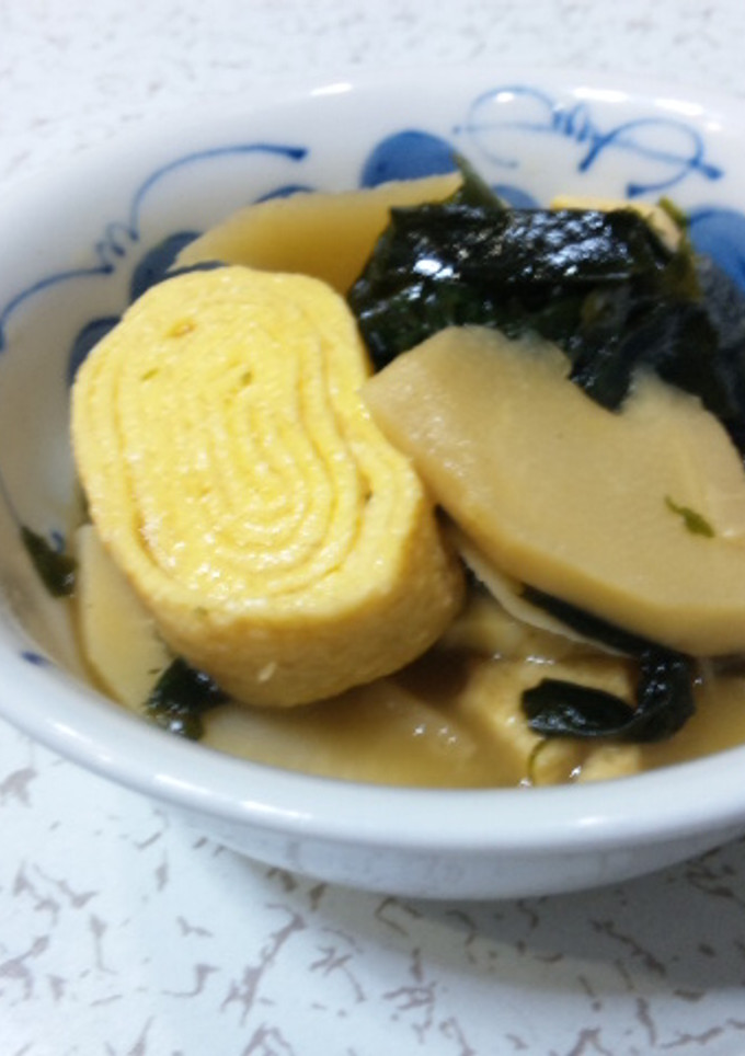 たまご焼きもろとも若竹煮-レシピのメイン写真