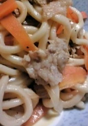 シャキシャキ玉ねぎの焼きうどん♪-レシピのメイン写真
