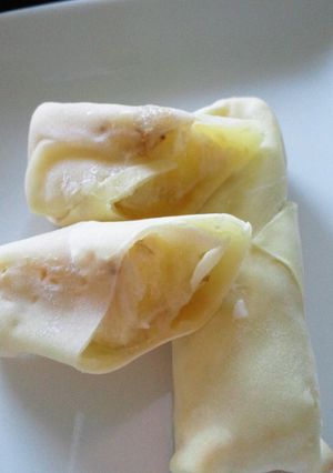 簡単♪ミニばなな春巻き-レシピのメイン写真