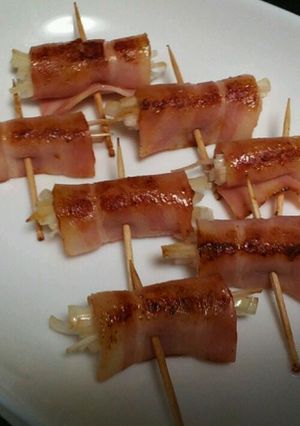 おつまみお弁当などに！ねぎのベーコン巻き-レシピのメイン写真