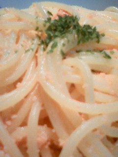 たらこdeスパゲッティ-レシピのメイン写真