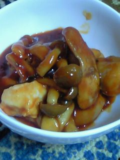 鶏肉としめじのケチャップ炒め♪-レシピのメイン写真